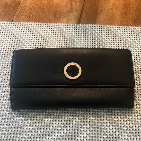 BVLGARI Black Leather Women's Wallet excellent condition soft leather 😀 - Picture 2 of 15